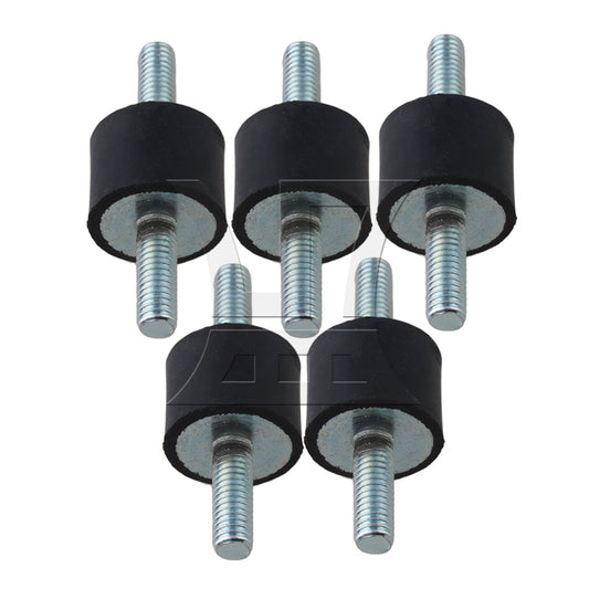 BQLZR 6mm Double Ends Screw Against-Vibration Mount Silentblock For Water Pump