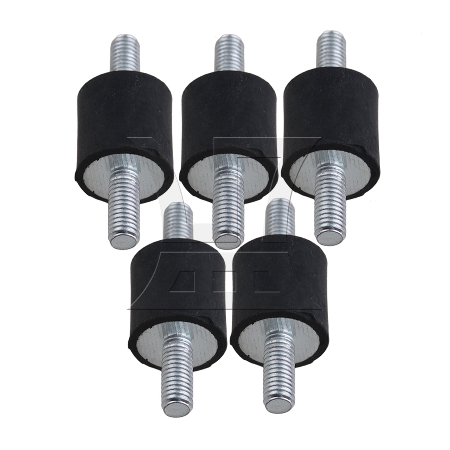 BQLZR 5PCS 5mm Double Ends Screw Against-Vibration Mount Silentblock For Engine