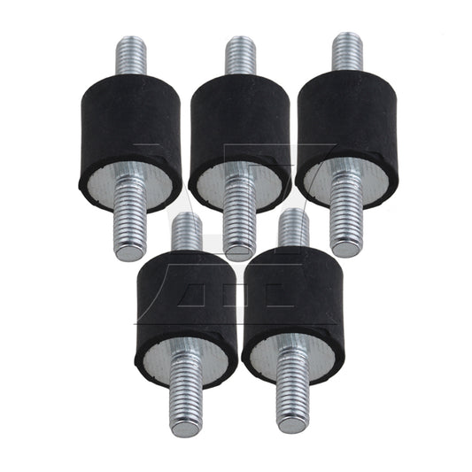 BQLZR 5PCS 5mm Double Ends Screw Against-Vibration Mount Silentblock For Engine