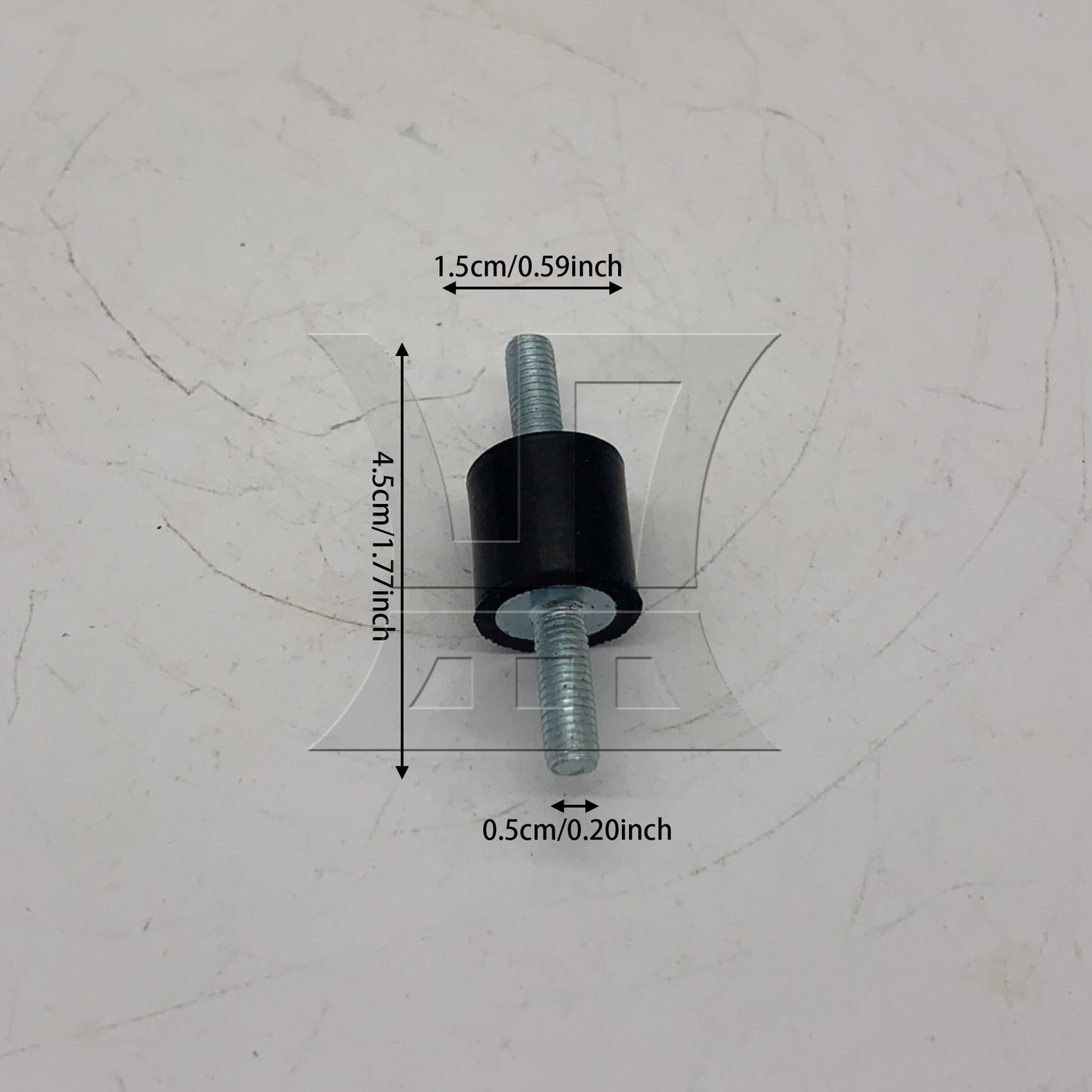 BQLZR 5PCS 5mm Double Ends Screw Against-Vibration Mount Silentblock For Engine