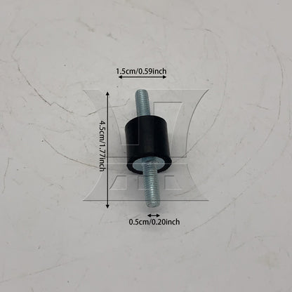 BQLZR 5PCS 5mm Double Ends Screw Against-Vibration Mount Silentblock For Engine