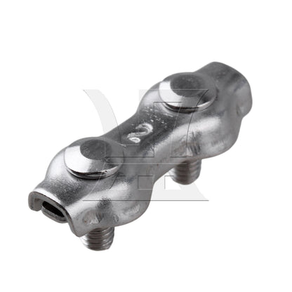 BQLZR 304 Stianless Steel Wire Rope Double Clips Clamps Buckle
