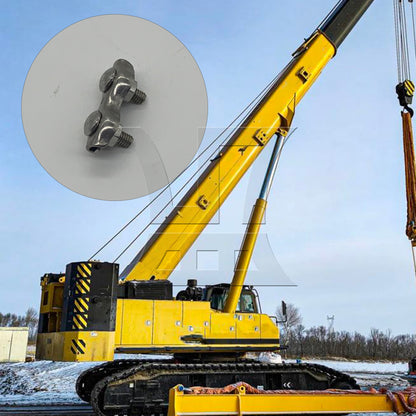 BQLZR 304 Stianless Steel Wire Rope Double Clips Clamps Buckle
