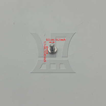 BQLZR  Silvery Metric Thread M5 Button Head Hex Socket Cap Screws Bolts