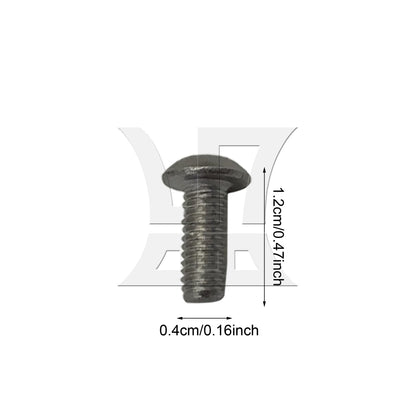 BQLZR Stainless Steel M4 Metric Hex Socket Cap Screws Bolts 10mm Thread Pack Of 50