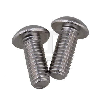 BQLZR Stainless Steel M4 Metric Hex Socket Cap Screws Bolts 10mm Thread Pack Of 50