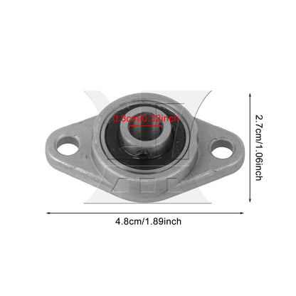 BQLZR Zinc Alloy Bearing Housings KFL08 8 Mm Diameter Flange With Pillow Block