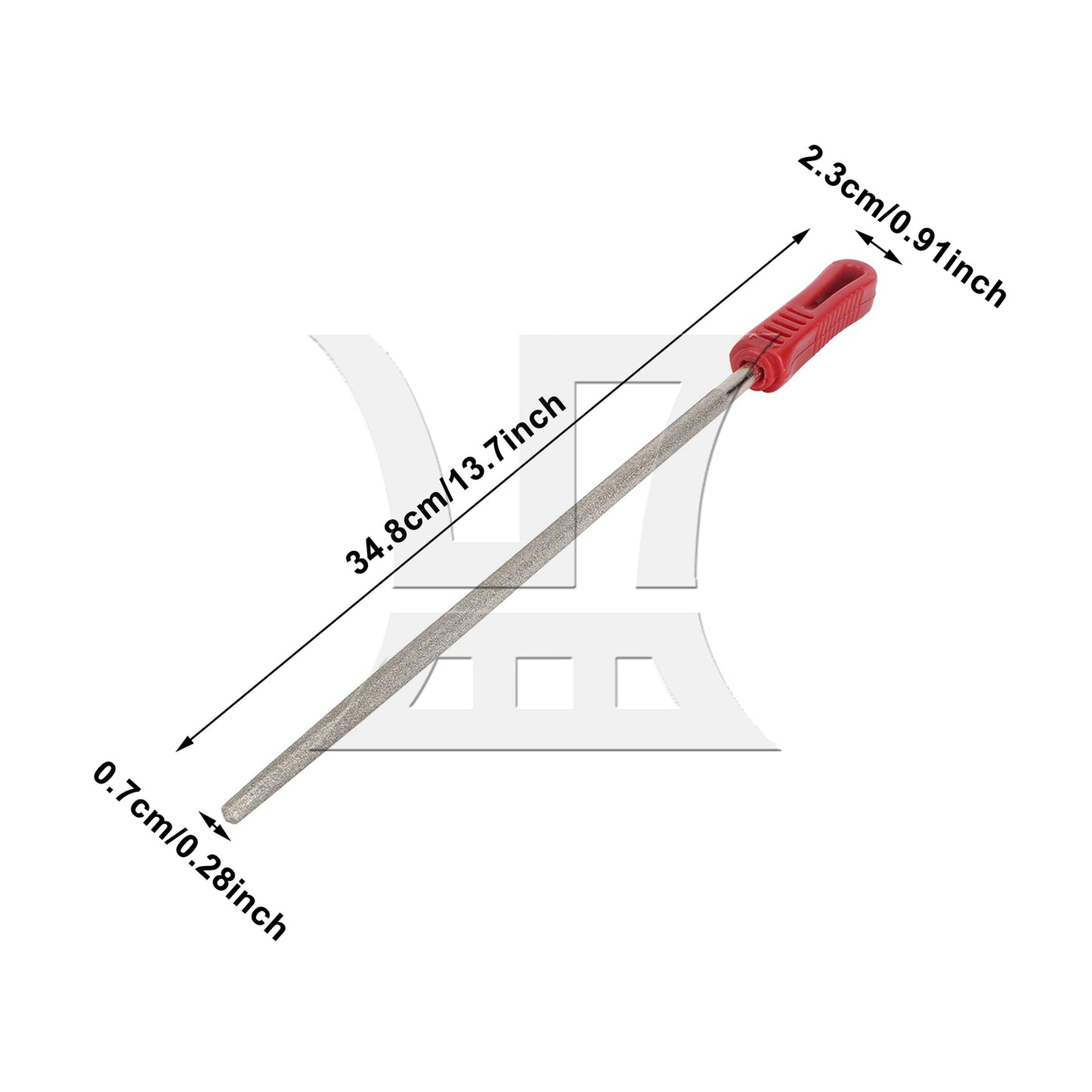 BQLZR 10inch Mill File Coated ROUND File 250mm Length Grit 180 Filling Tools