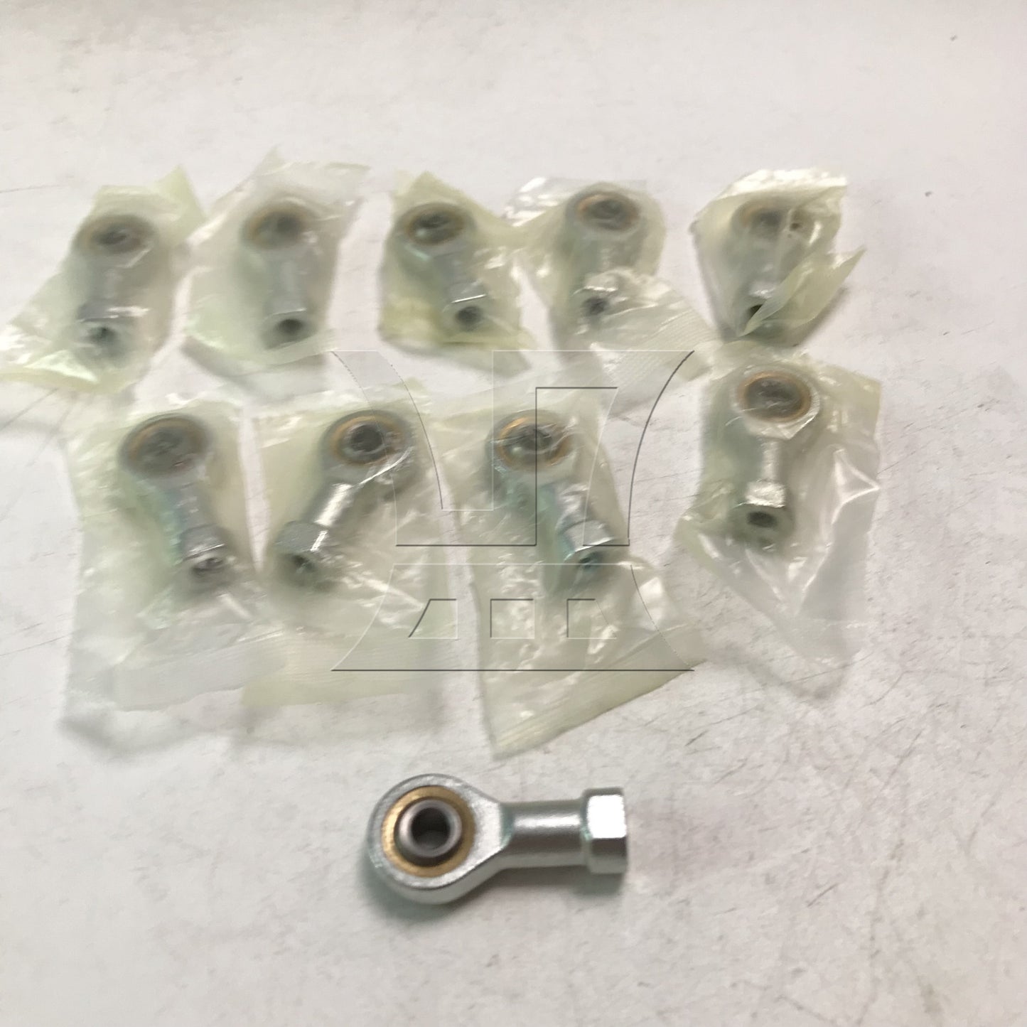 BQLZR 10pcs Metal 6mm Female Metric Threaded Rod End Joint Bearing 40mm Overall Length