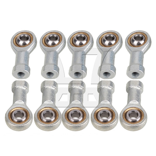 BQLZR 10pcs Metal 6mm Female Metric Threaded Rod End Joint Bearing 40mm Overall Length