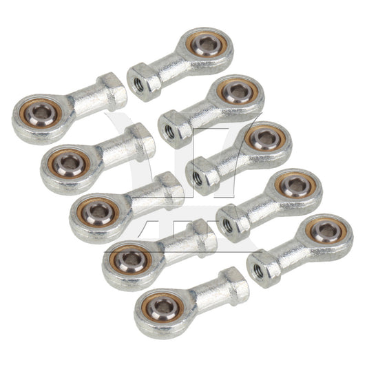 BQLZR 10pcs High Precision 5mm Female Metric Threaded Rod End Joint Bearing