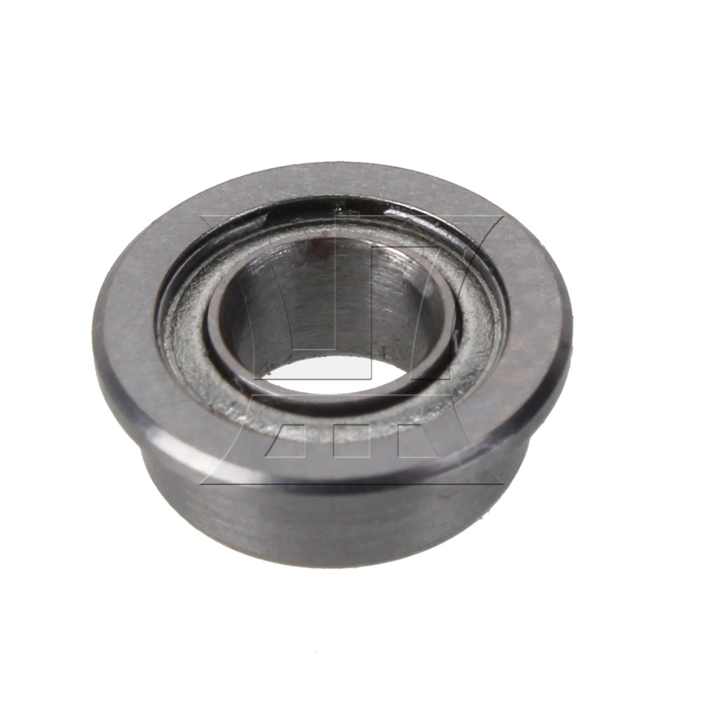 BQLZR  Silver Zinc Alloy Shielded Flanged Model Ball Flange Bearing 3 x 6 x 2.5mm
