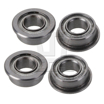 BQLZR  Silver Zinc Alloy Shielded Flanged Model Ball Flange Bearing 3 x 6 x 2.5mm