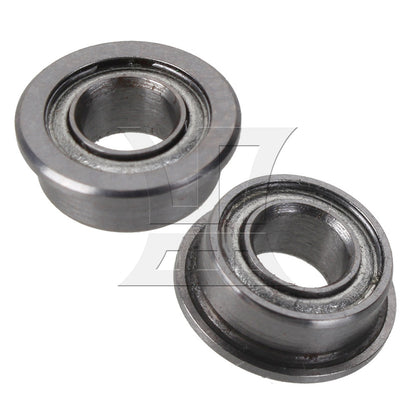BQLZR  Silver Zinc Alloy Shielded Flanged Model Ball Flange Bearing 3 x 6 x 2.5mm