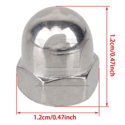 BQLZR 304 Stainless Steel Right Hand Threads Acorn Hex Nut M6