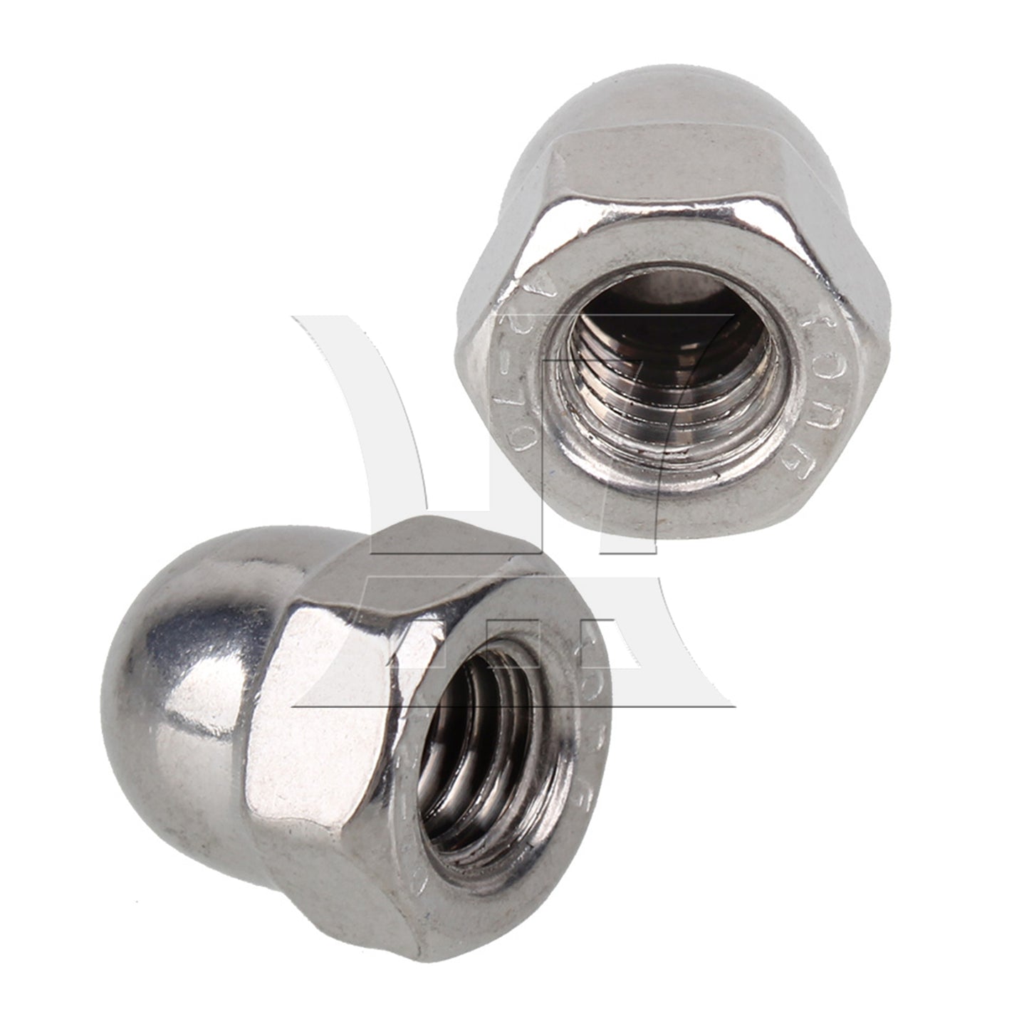 BQLZR 304 Stainless Steel Right Hand Threads Acorn Hex Nut M6