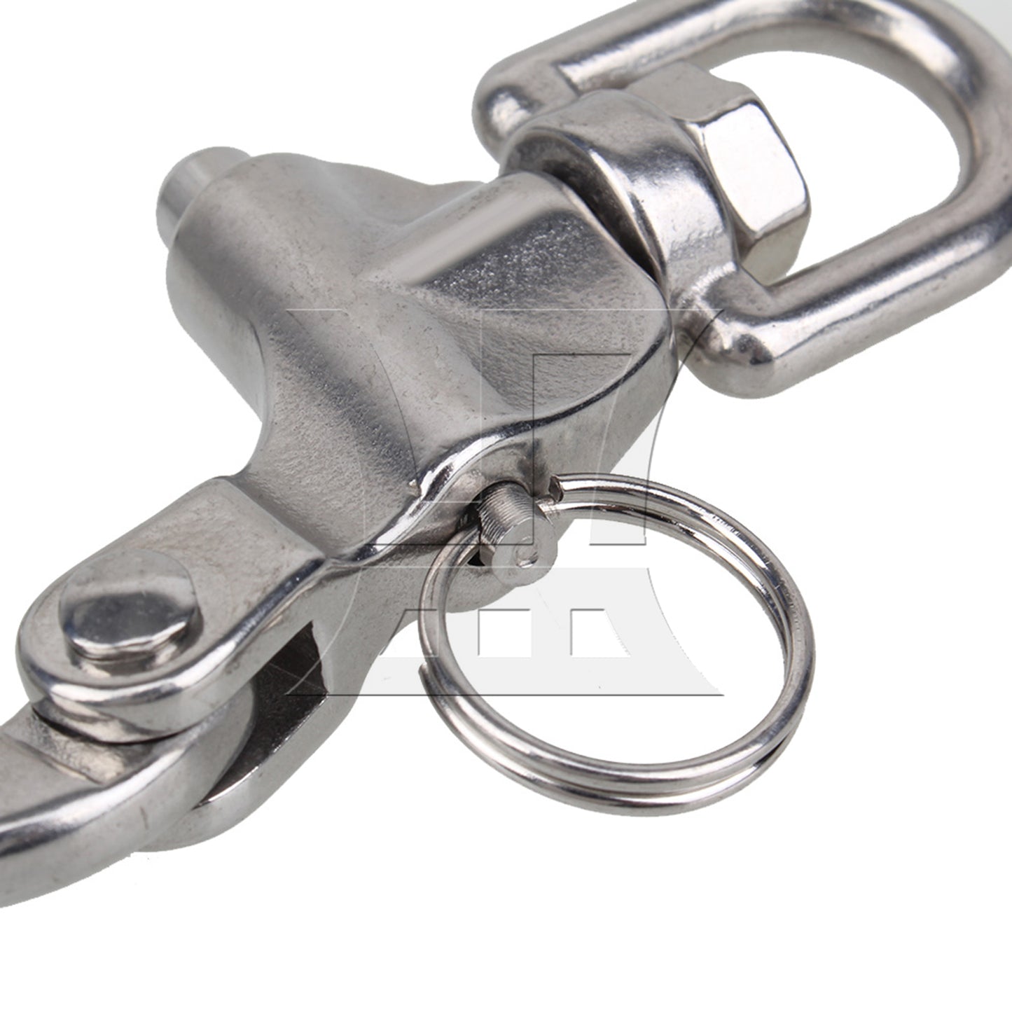 BQLZR 304 Stainless Steel Snap Shackle with Small Swivel Bail Marine Boat Hardware