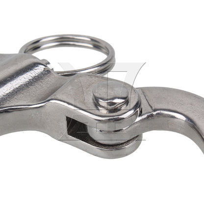 BQLZR 304 Stainless Steel Snap Shackle with Small Swivel Bail Marine Boat Hardware