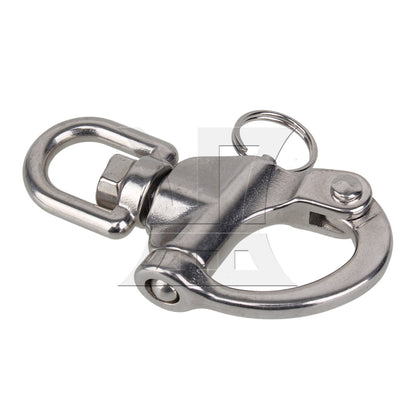BQLZR 304 Stainless Steel Snap Shackle with Small Swivel Bail Marine Boat Hardware