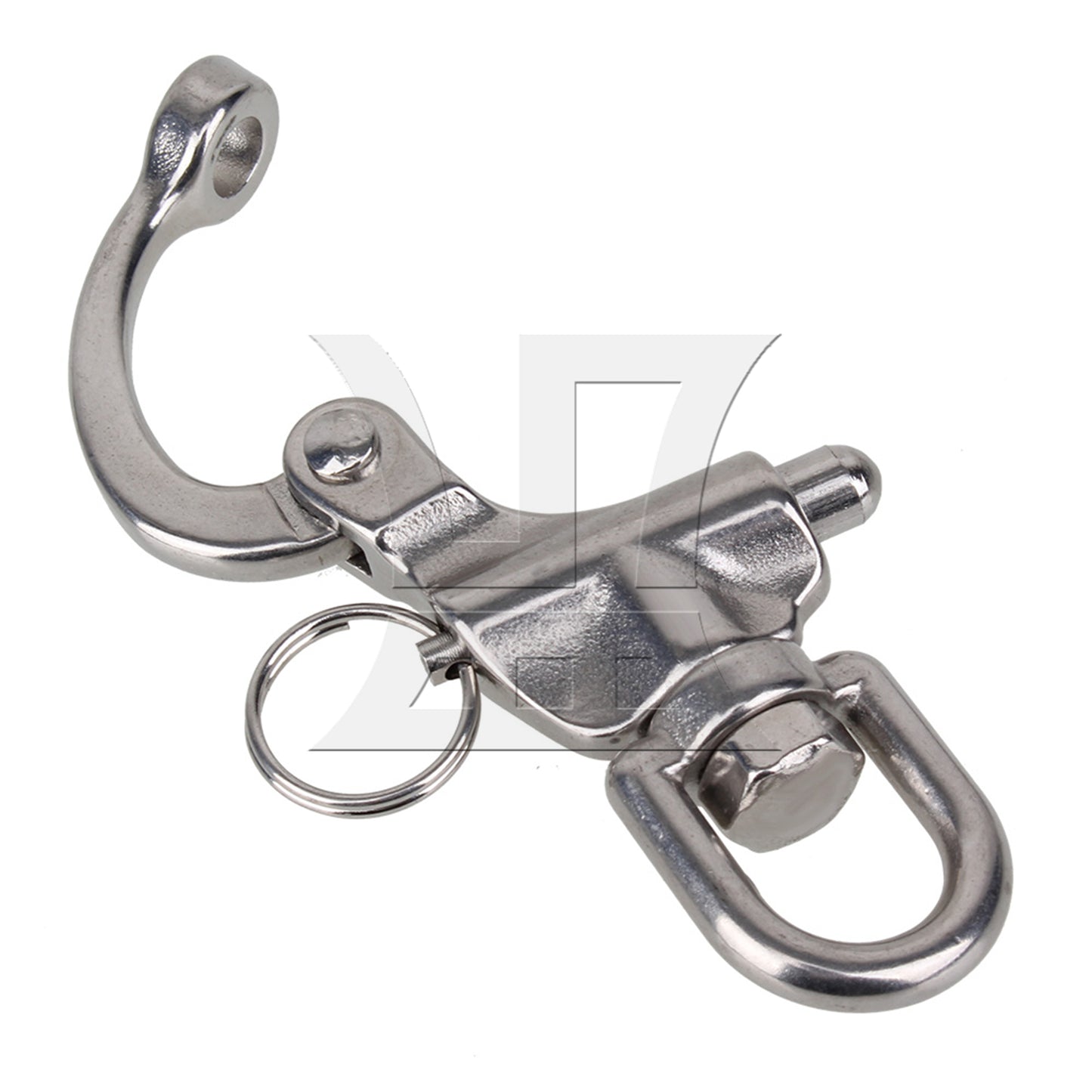 BQLZR 304 Stainless Steel Snap Shackle with Small Swivel Bail Marine Boat Hardware