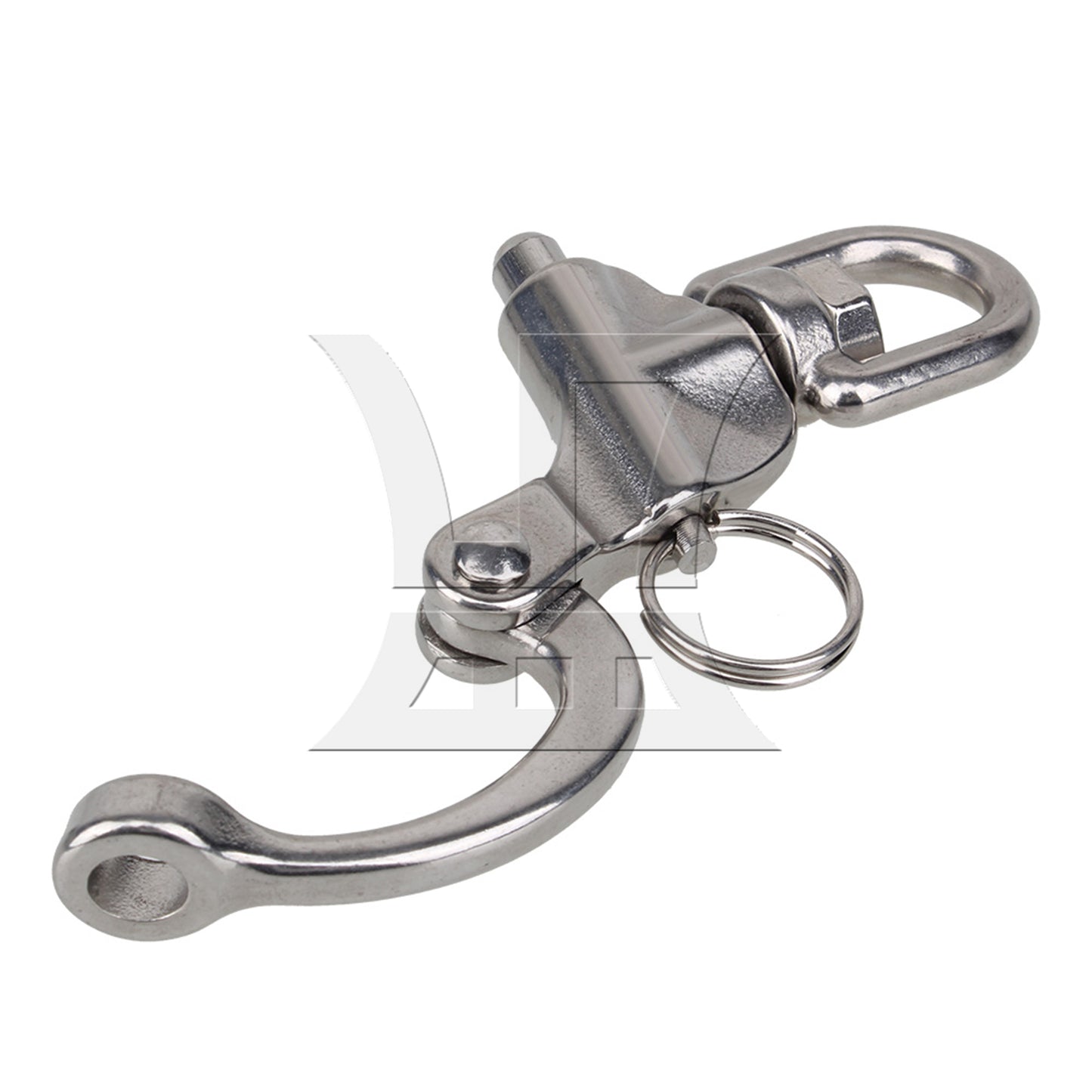 BQLZR 304 Stainless Steel Snap Shackle with Small Swivel Bail Marine Boat Hardware