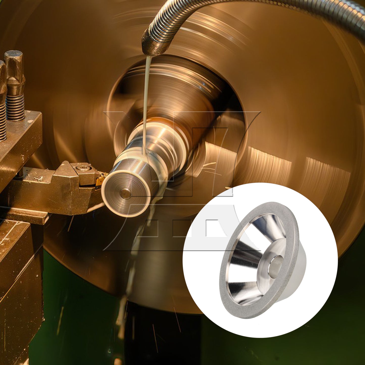 BQLZR 100mm Bowl Shape Hardware Polishing Tool Diamond Grinding Wheel Cup 150 Grit