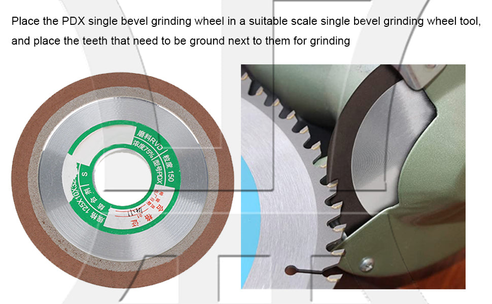 BQLZR Plain Resin Diamond Grinding Wheel Replacement 125mm Dia Carbide Steel 150#