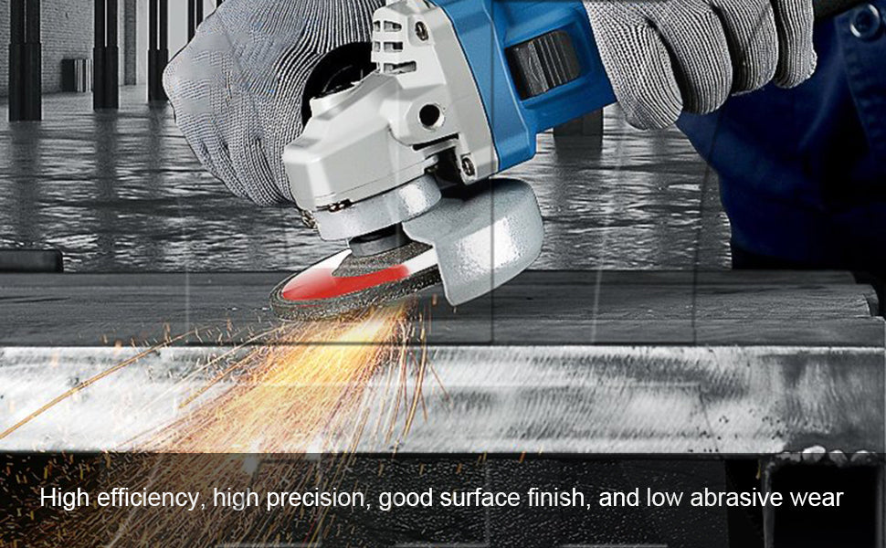 BQLZR 100mm Dia Carbide Steel Plain Resin Diamond Grinding Wheel Replacement