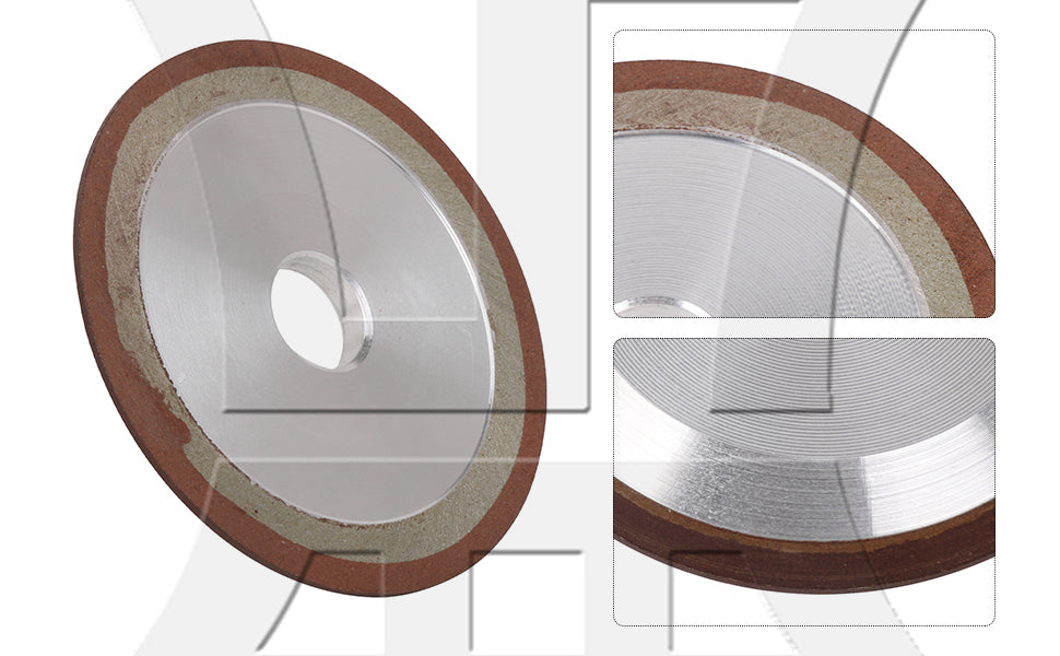 BQLZR 100mm Dia Carbide Steel Plain Resin Diamond Grinding Wheel Replacement