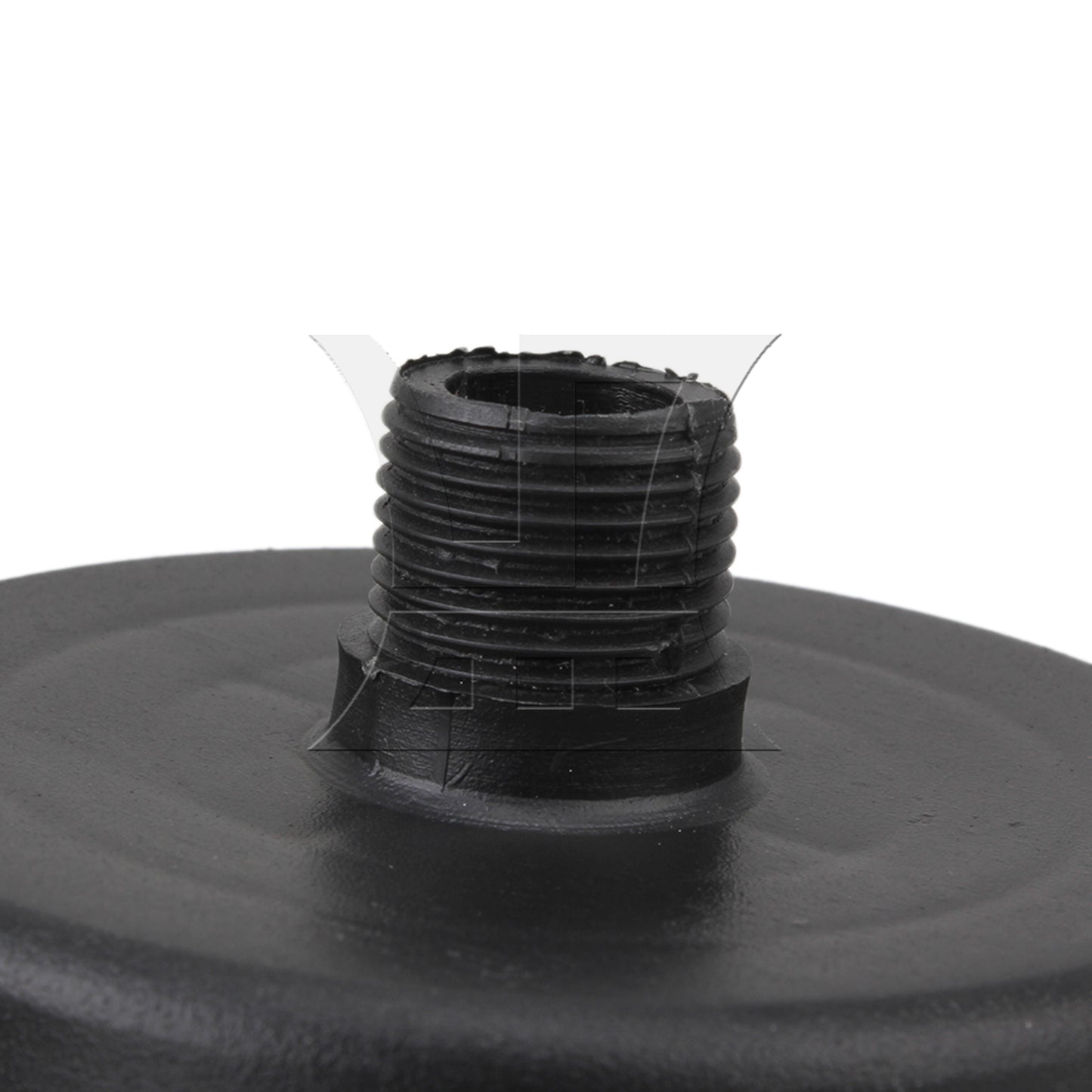 BQLZR Compressor 19mm Dia Male Thread Air Intake Silencer Filter Black Plastic Housing
