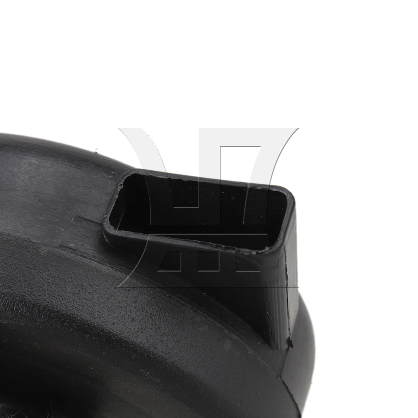 BQLZR Compressor 19mm Dia Male Thread Air Intake Silencer Filter Black Plastic Housing