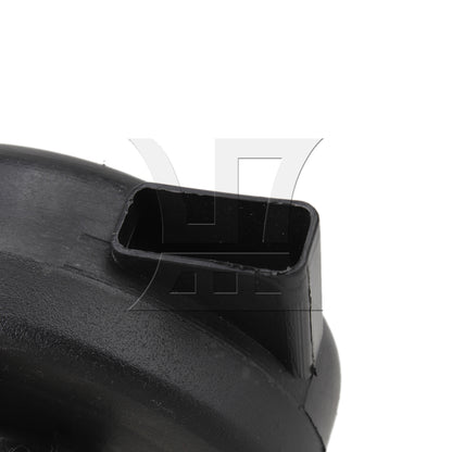 BQLZR Compressor 19mm Dia Male Thread Air Intake Silencer Filter Black Plastic Housing