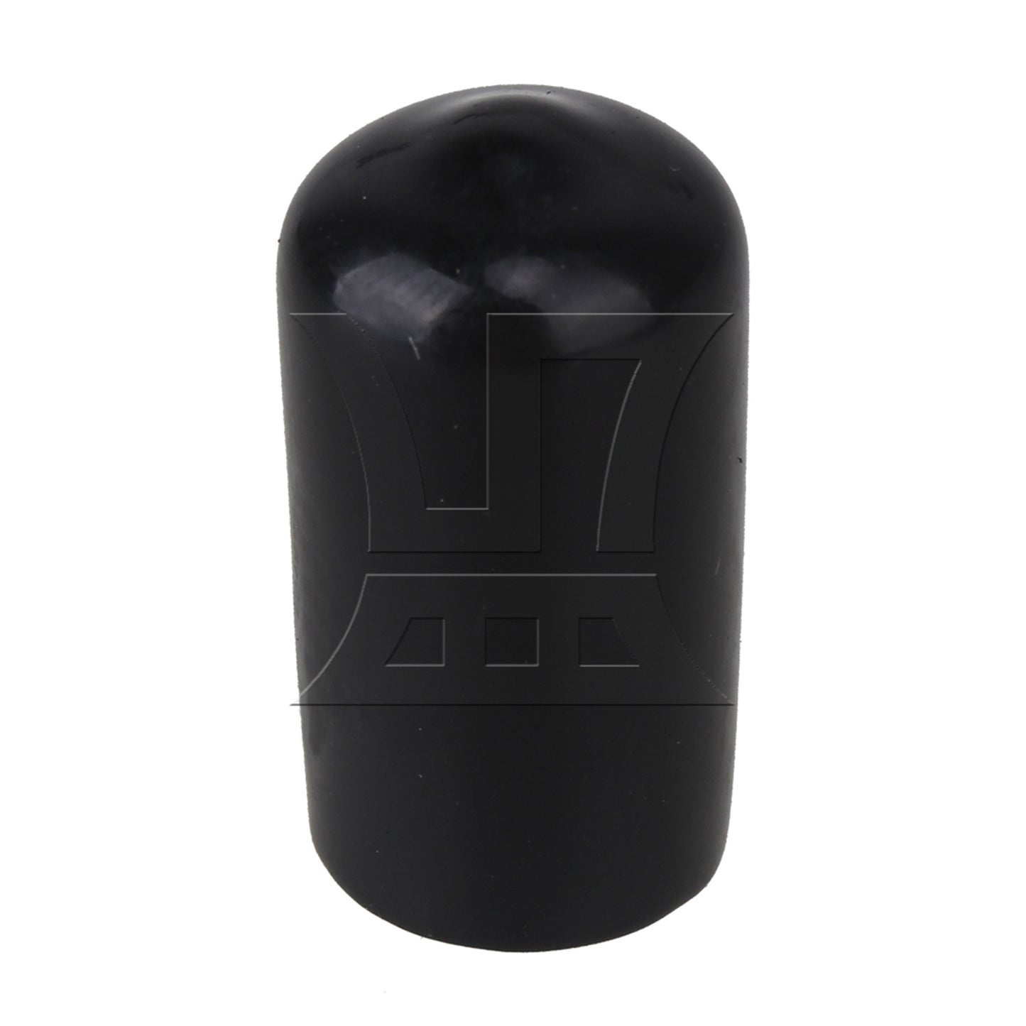 BQLZR Soft PVC Hose End Blanking Caps Screw Thread Cover 12mm Black