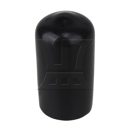 BQLZR Soft PVC Hose End Blanking Caps Screw Thread Cover 12mm Black