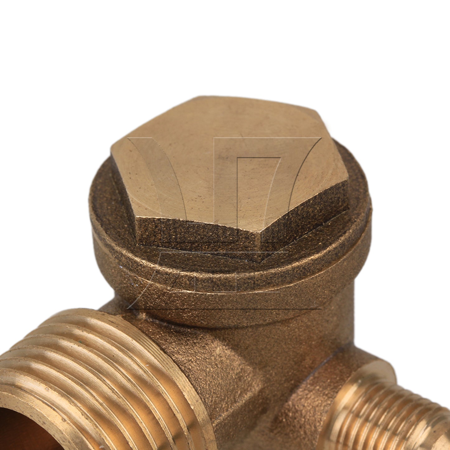 BQLZR Male Threaded Pipe Check Valve Connector Tool for Air Compressor 10 x 16.5 x 21