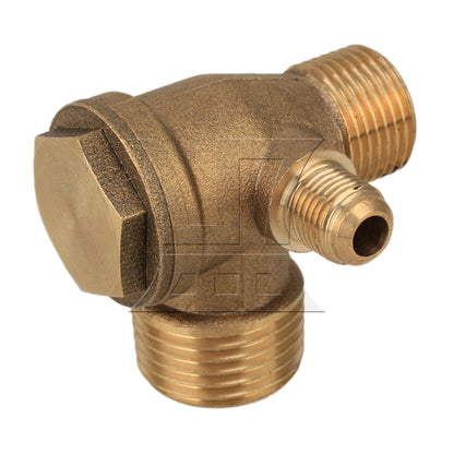 BQLZR Male Threaded Pipe Check Valve Connector Tool for Air Compressor 10 x 16.5 x 21