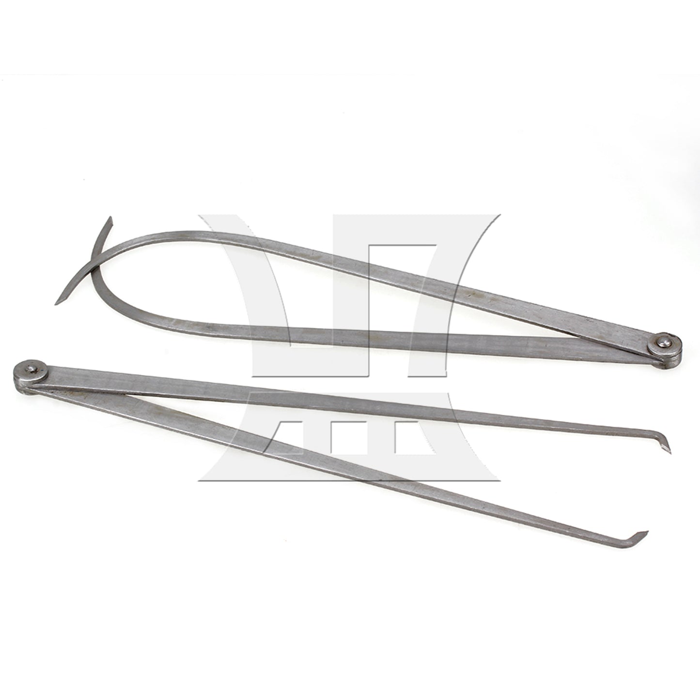 BQLZR 2 x Inside Outside Calipers 350mm Length Machinist Measuring Metalworking Tool