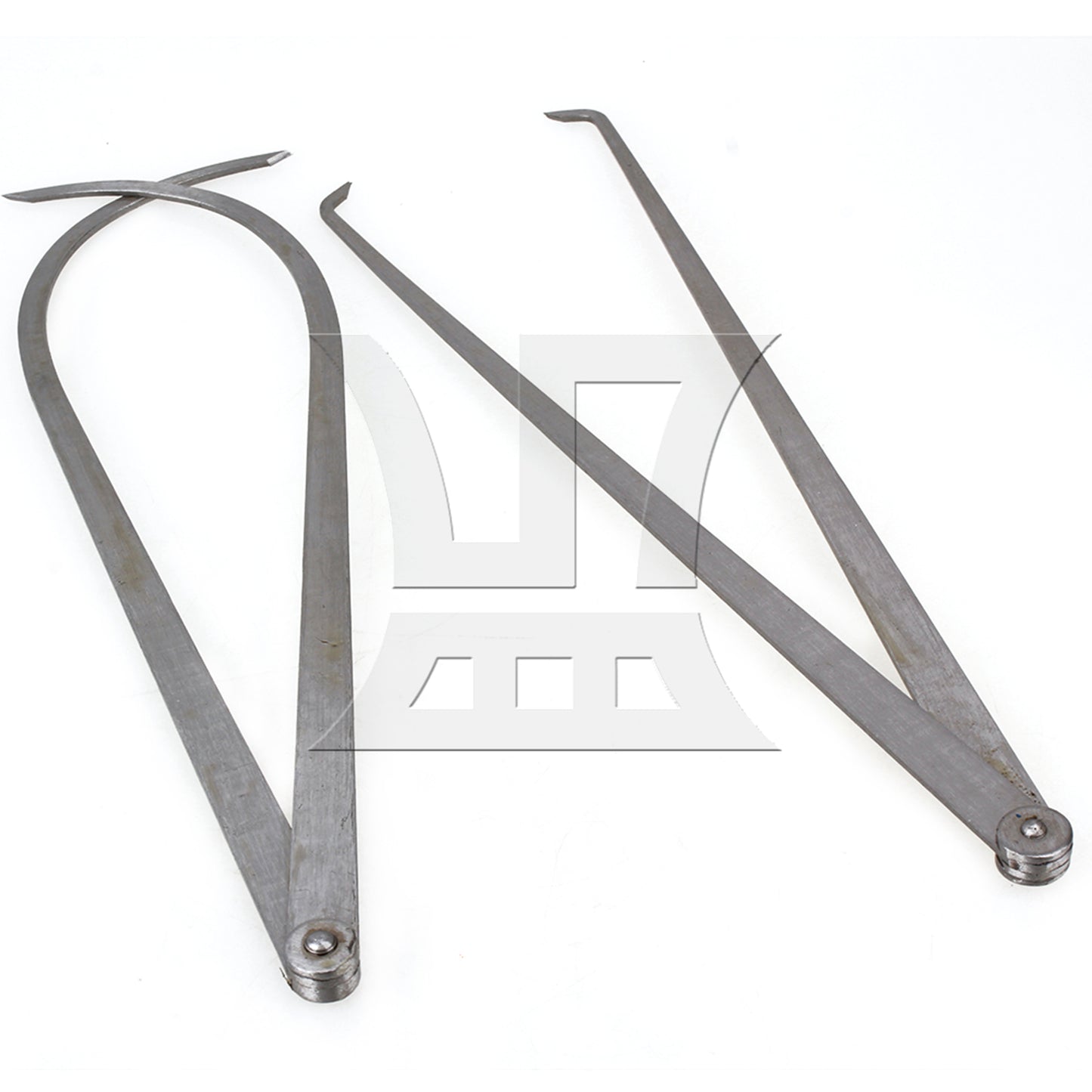 BQLZR 2 x Inside Outside Calipers 350mm Length Machinist Measuring Metalworking Tool