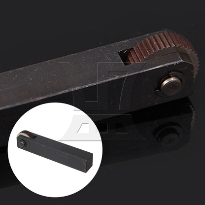 BQLZR One Wheel 1.0mm Pitch Straight Linear Knurling Tool 112mm Length 8mm Hole Dia