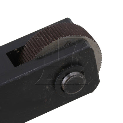 BQLZR One Wheel 1.0mm Pitch Straight Linear Knurling Tool 112mm Length 8mm Hole Dia
