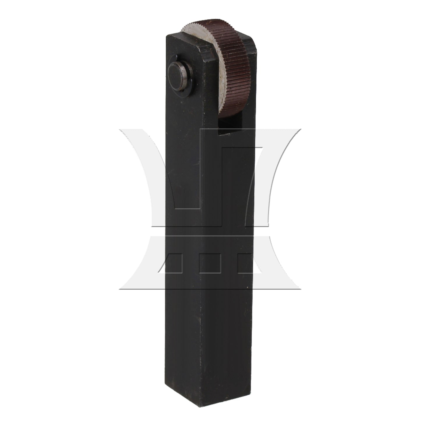 BQLZR One Wheel 1.0mm Pitch Straight Linear Knurling Tool 112mm Length 8mm Hole Dia