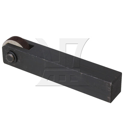 BQLZR One Wheel 1.0mm Pitch Straight Linear Knurling Tool 112mm Length 8mm Hole Dia