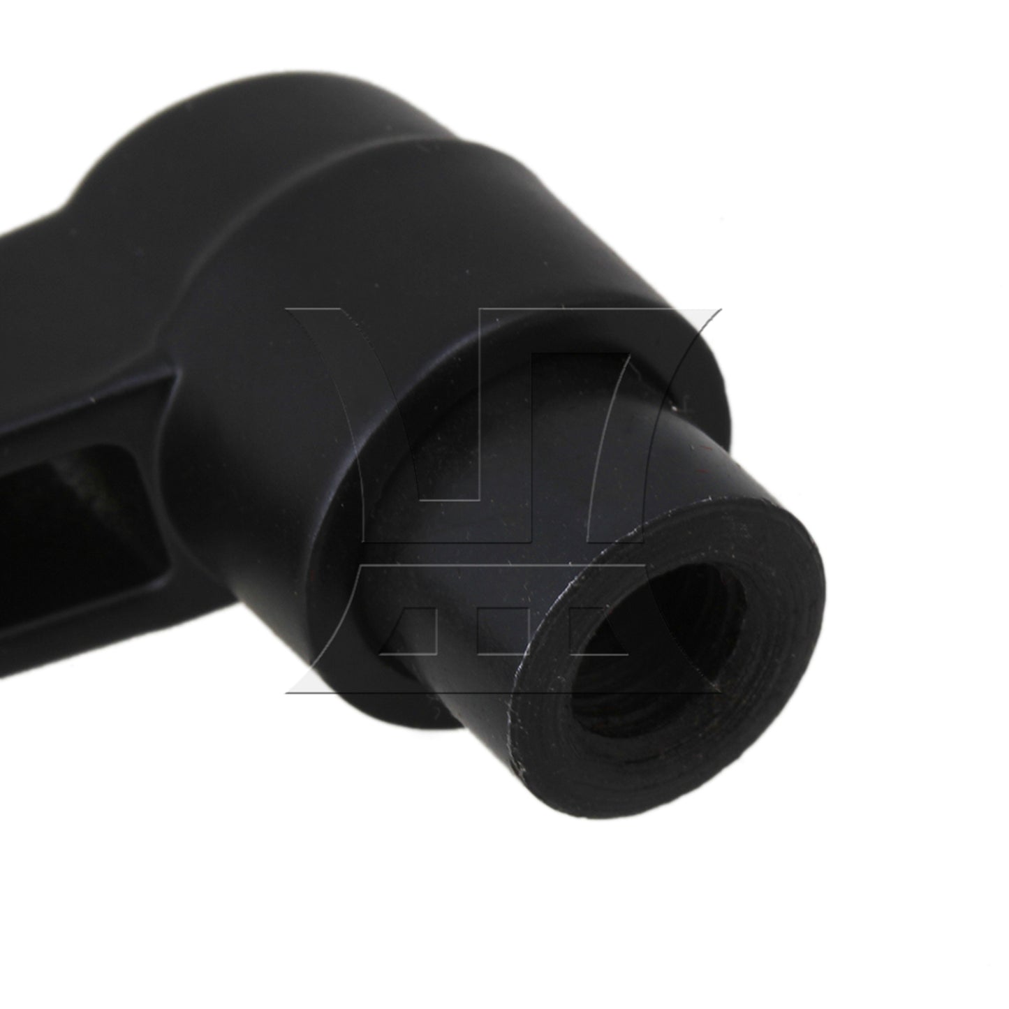 BQLZR 2pcs Machinery M8 Female Thread Adjustable Handle Metal Knob Lever Black