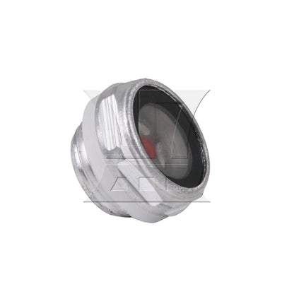 BQLZR 2pcs Metal Oil Level Sight Glass for Air Compressor G1/2" Threaded