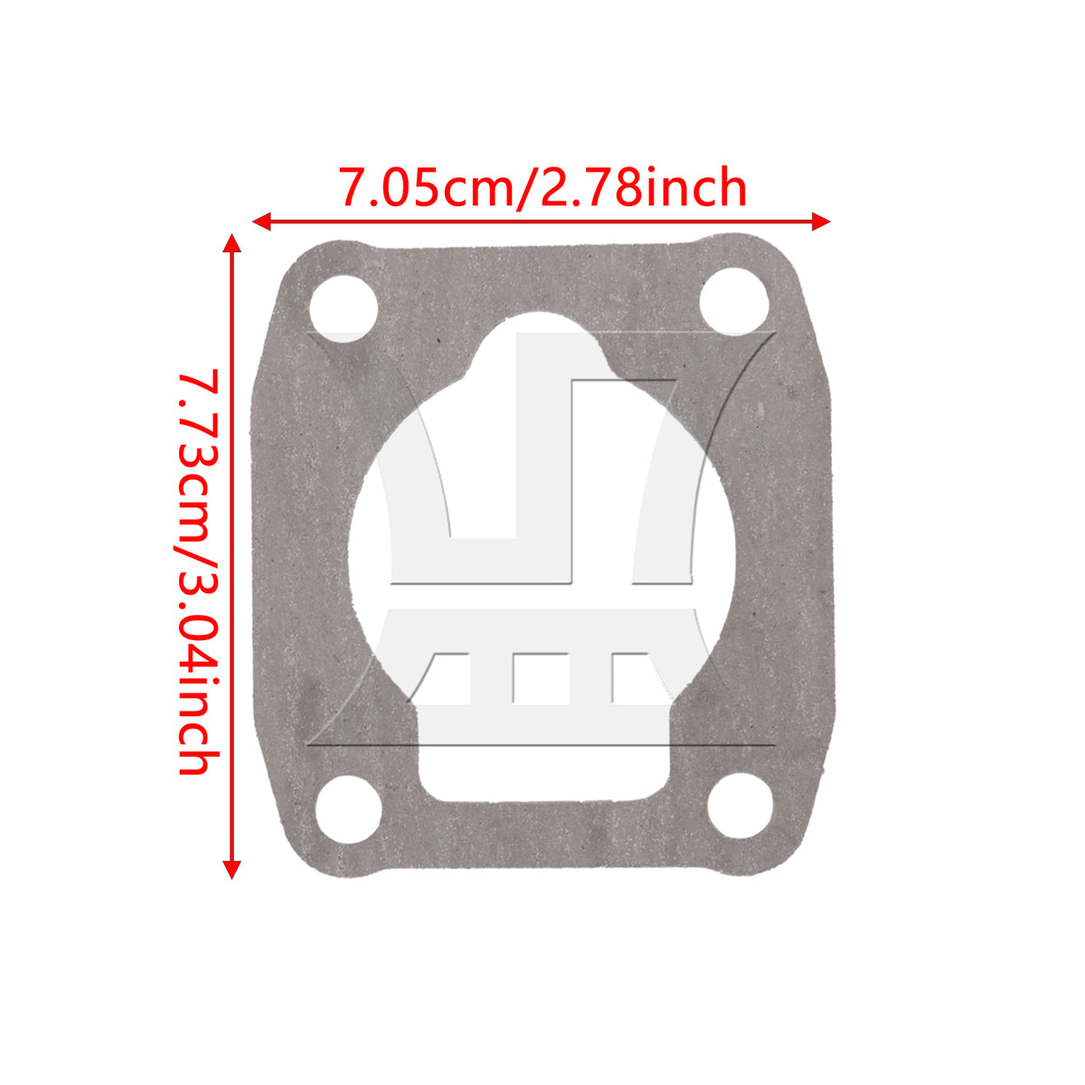 BQLZR 3pcs Air Compressor Cylinder Head Base Valve Plate Sealing Gasket Pad Gray