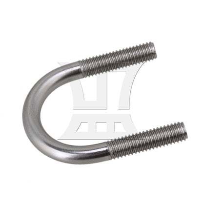 BQLZR 5pcs Premium 304 Steel U-Bolt U-Screw for Trampoline Enclosure M6 22mm Dia