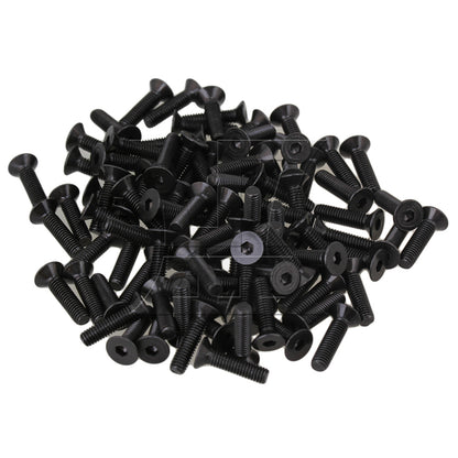 BQLZR  Black 10.9 Carbon Steel Flat Countersunk Head Hex Socket Screw M3x12 mm