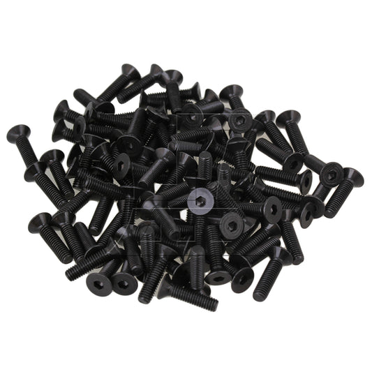 BQLZR  Black 10.9 Carbon Steel Flat Countersunk Head Hex Socket Screw M3x12 mm