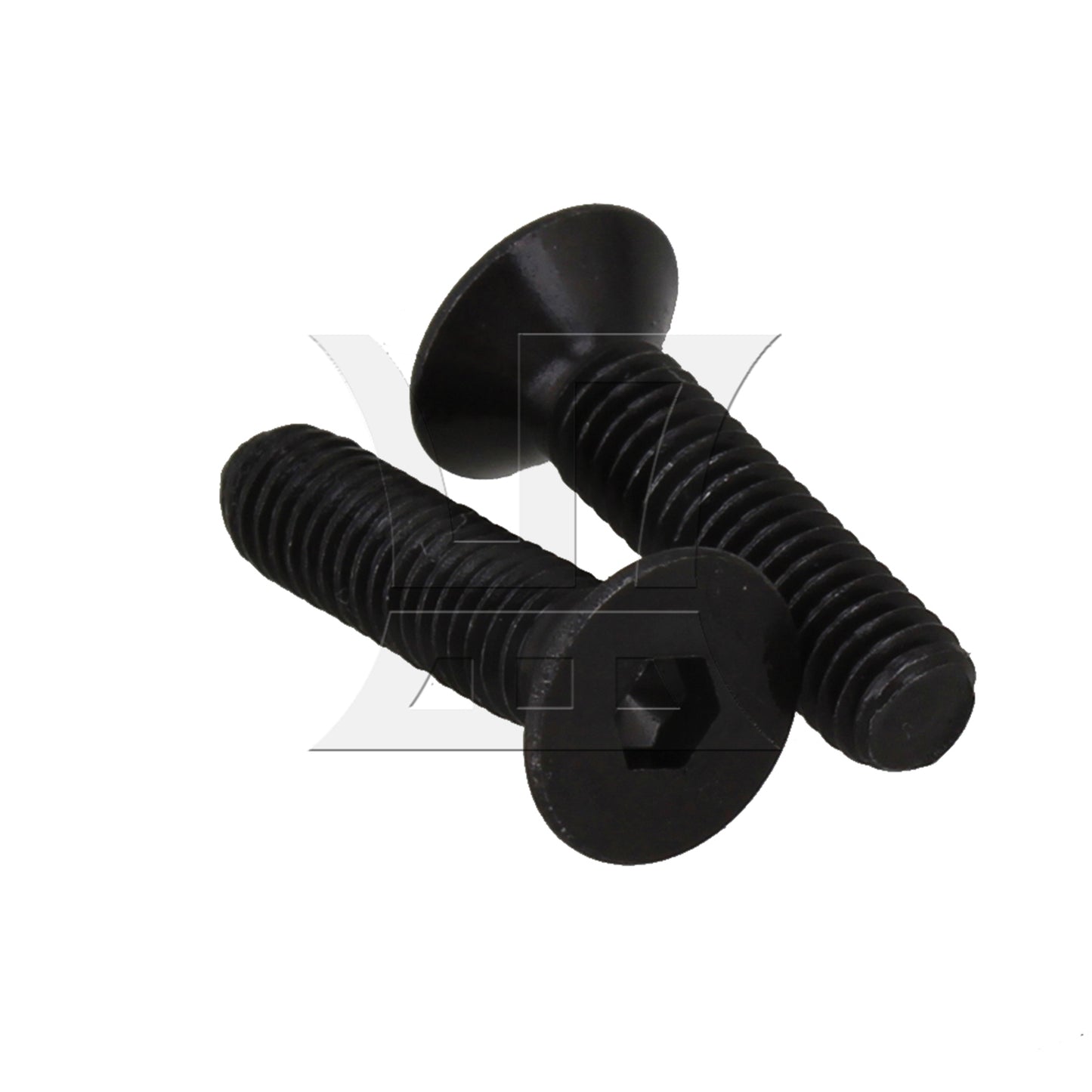 BQLZR  Black 10.9 Carbon Steel Flat Countersunk Head Hex Socket Screw M3x12 mm