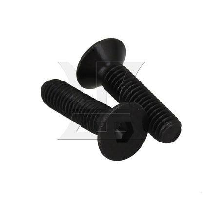 BQLZR  Black 10.9 Carbon Steel Flat Countersunk Head Hex Socket Screw M3x12 mm